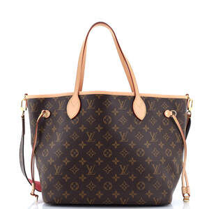 Louis Vuitton MM Neverfull Bandouliere Inside Out Monogram Canvas and Textile
